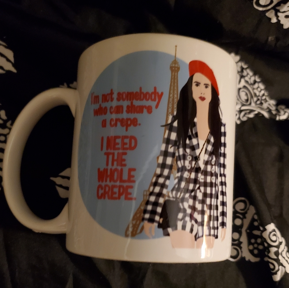Emily in Paris french Crepe mug cup